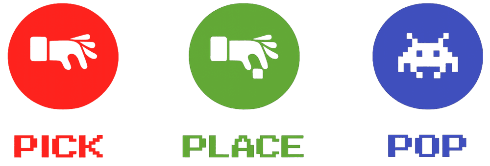 Pick, Place, Pop
